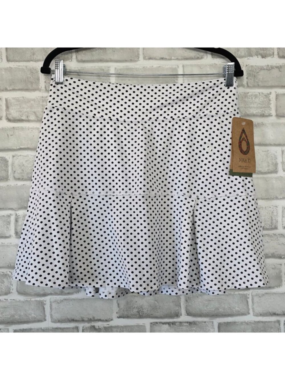 Dona Jo Polka Dot Athletic Skort NWT 3 Performance Golf Tennis Sport Pickleball - Picture 9 of 9